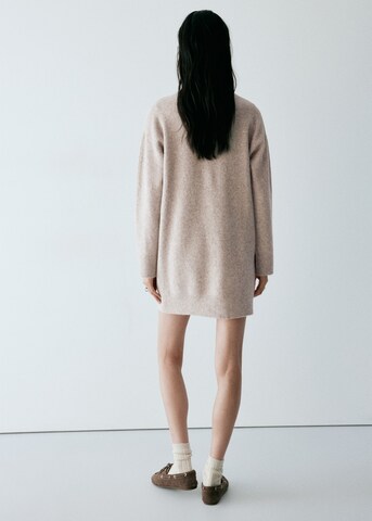 MANGO Knit dress 'TALDORA' in Grey