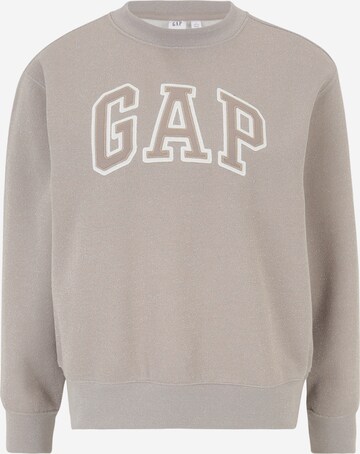 Gap Petite Sweatshirt 'HERITAGE' i beige: framsida