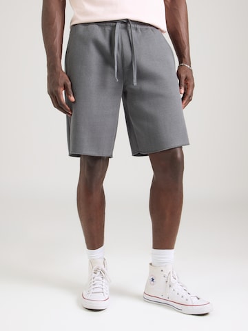 HOLLISTER Baggy Παντελόνι σε γκρι: μπροστά