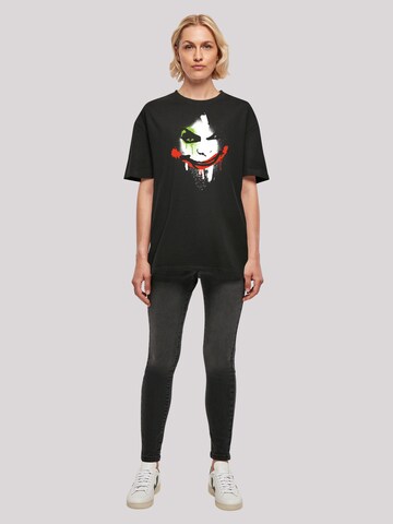 F4NT4STIC Shirt 'DC Comics Batman City Joker Face' in Black