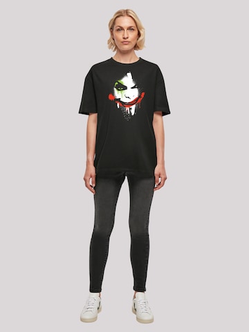 F4NT4STIC T-Shirt 'DC Comics Batman City Joker Face' in Schwarz