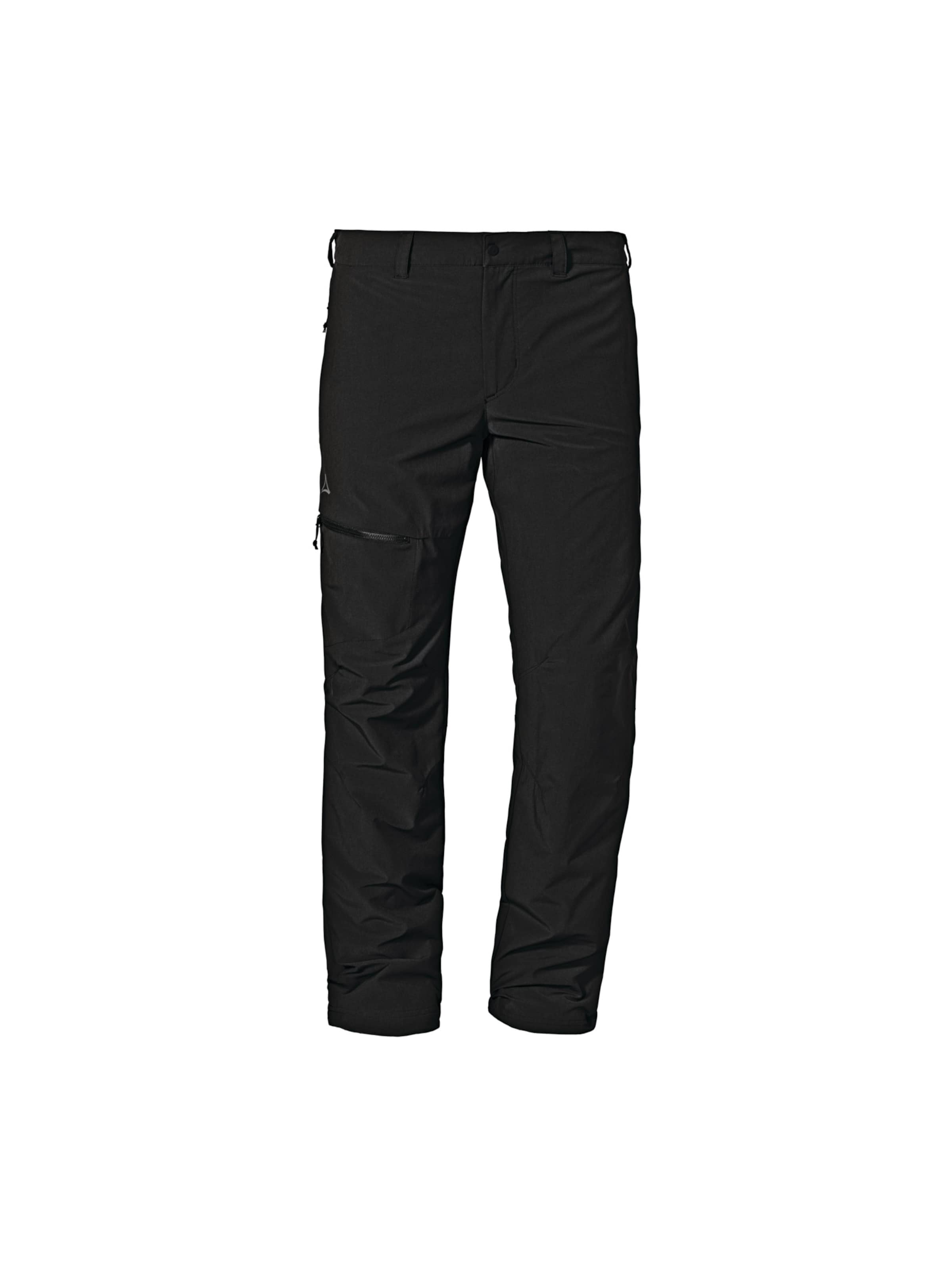 Schöffel Regular Outdoorhose 'Koper1' in Schwarz: Vorderseite