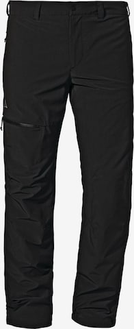 Schöffel Regular Outdoor Pants 'Koper1' in Black: front