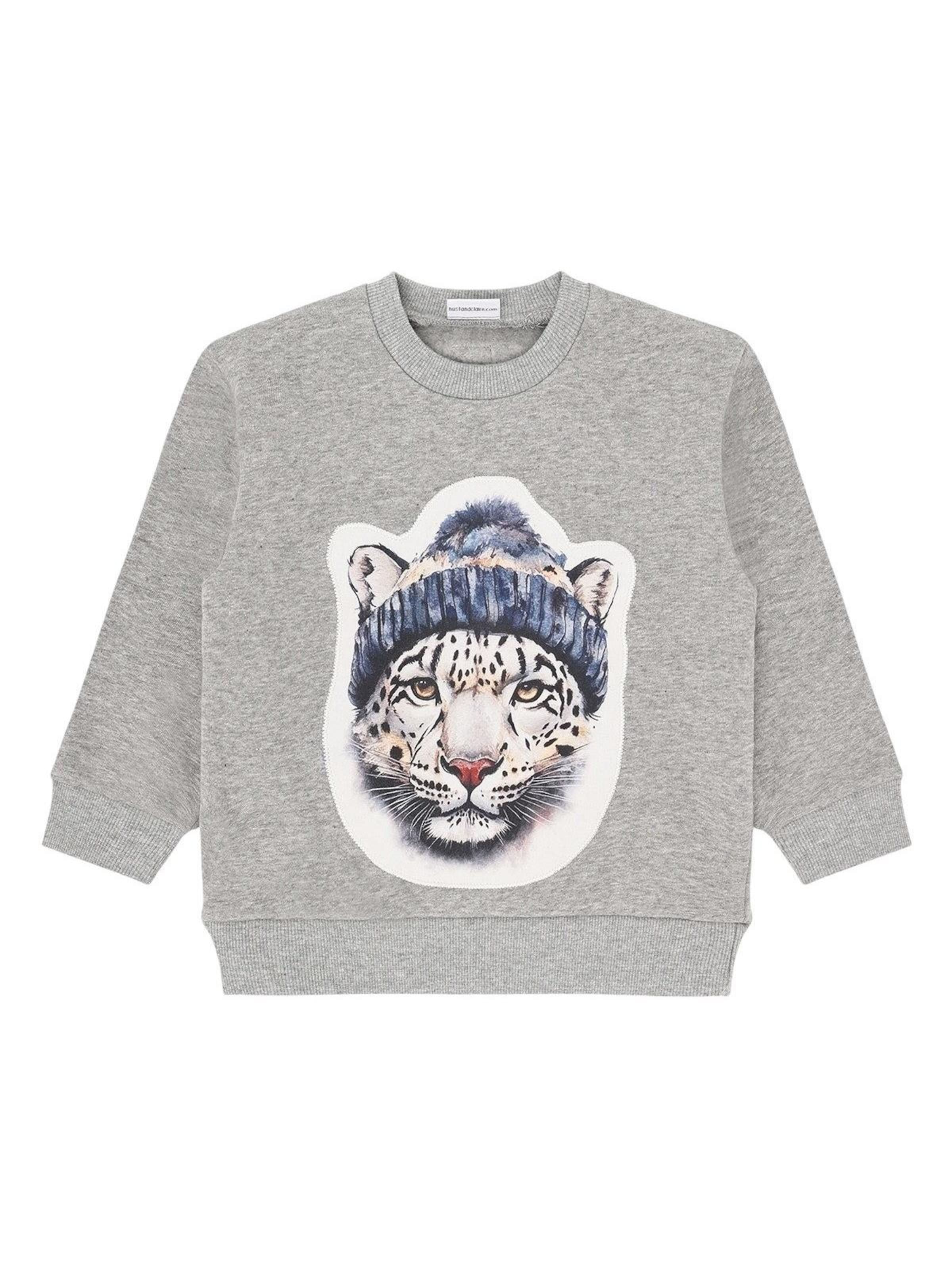 Hust & Claire Sweatshirt 'HCSejer'‌‌‌‌ in Grau: Vorderseite