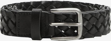 MANGO MAN Belt 'Trenza' in Black: front