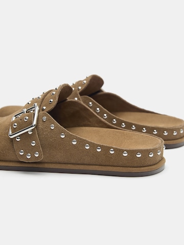 Pull&Bear Mule in Beige