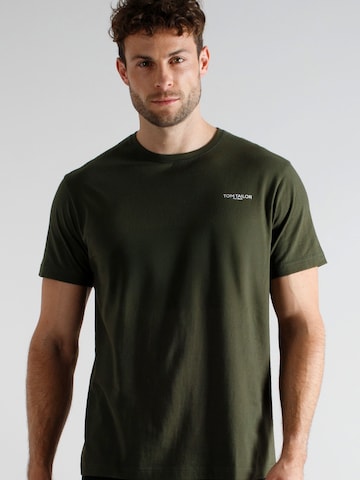 TOM TAILOR Undertröja i grön: framsida