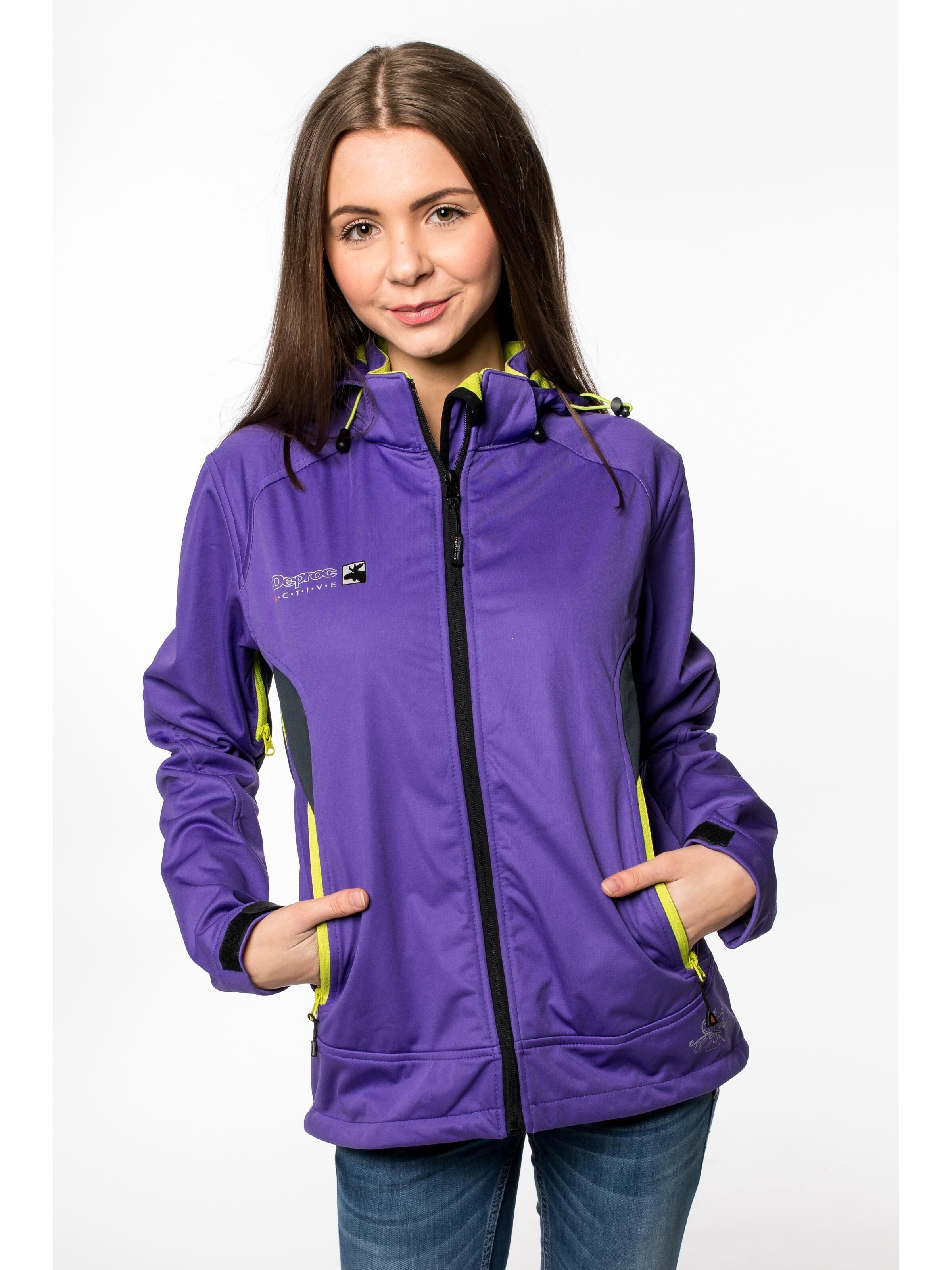 Veste mi-saison 'Downton Peak WOMEN' deproc en violet : devant