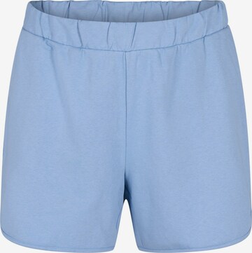 Regular Pantaloni 'Charline' de la Zizzi pe albastru: față