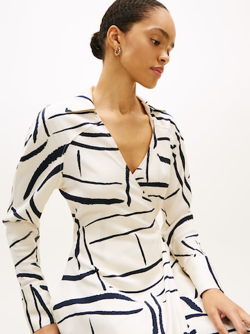 Abito camicia di TOMMY HILFIGER in bianco