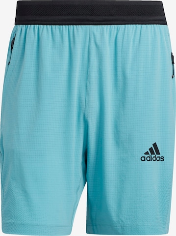 ADIDAS SPORTSWEAR Regular Sportbyxa i blå: framsida