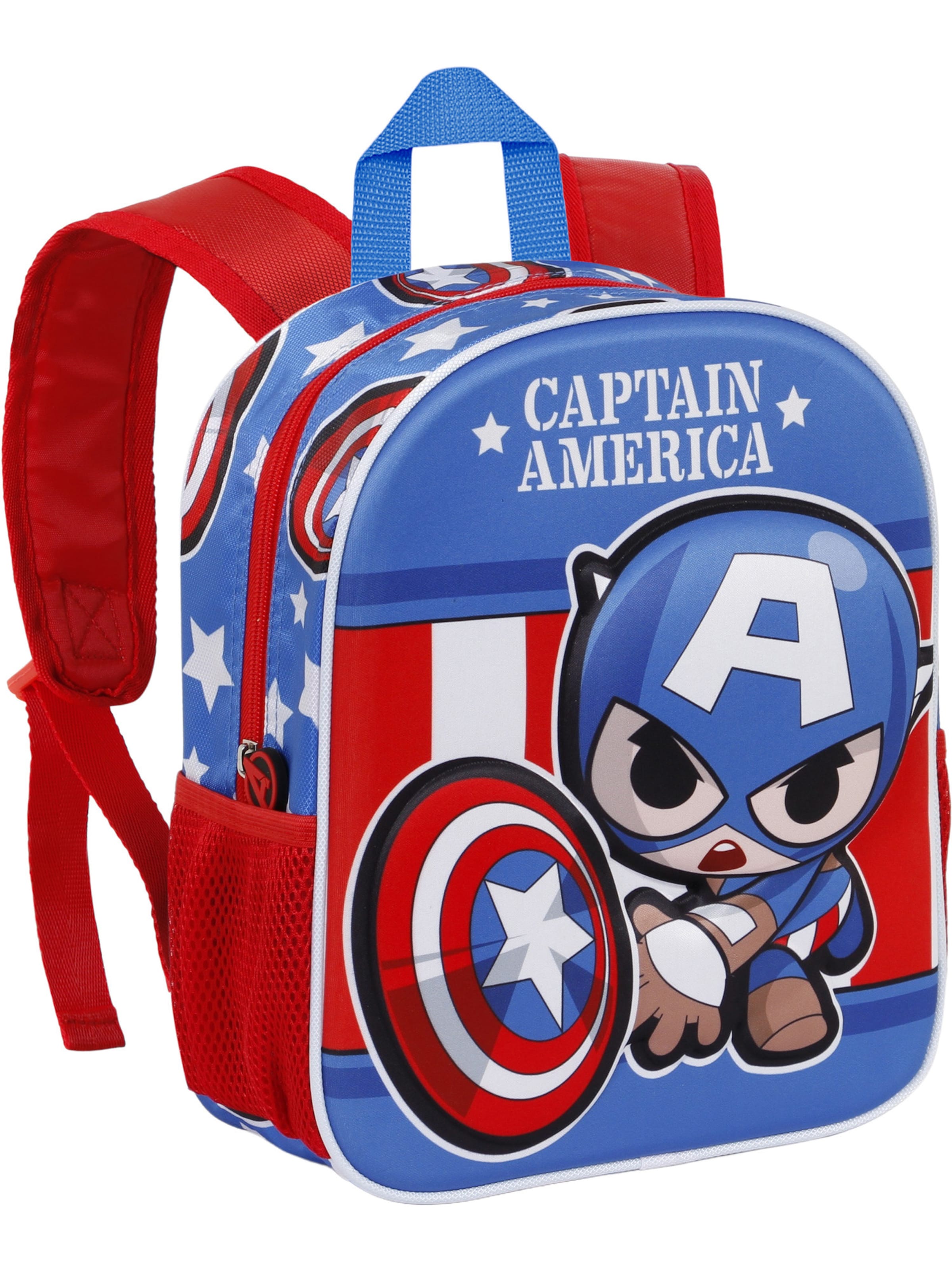 Sac à dos 'Captain America Let's go-Small 3D' marvel en bleu