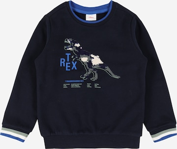 s.Oliver Sweatshirt in Blue: front