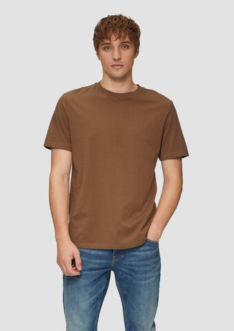 QS Shirt in Braun: Vorderseite
