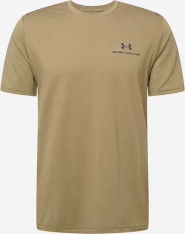 UNDER ARMOUR Performance shirt 'Rush Energy' in Green: front