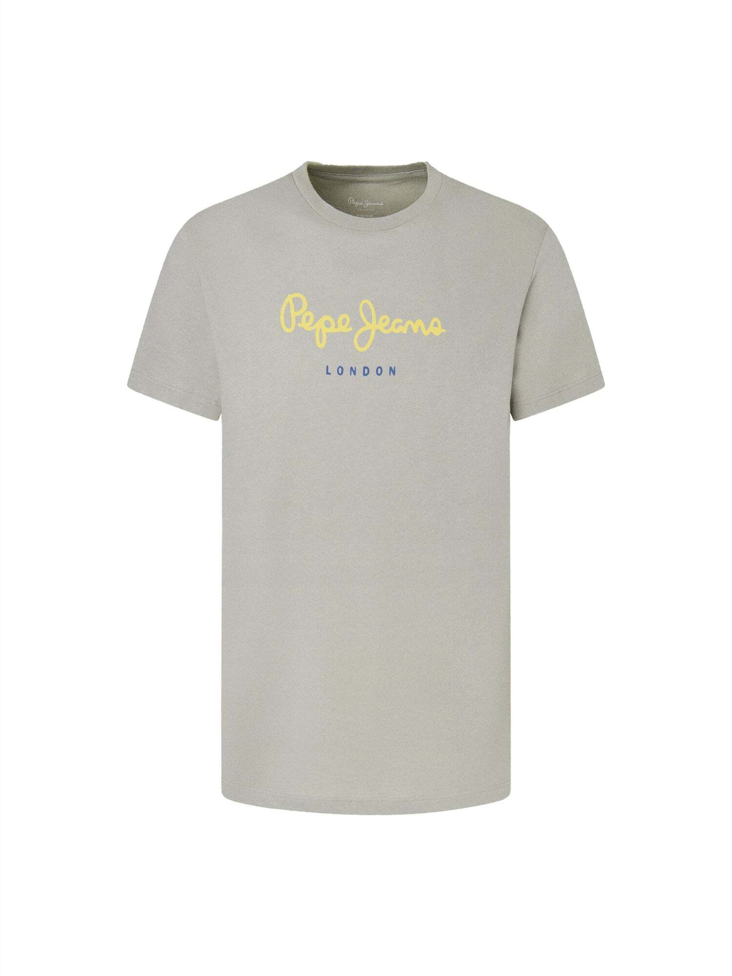 T-Shirt ' EGGON ' Pepe Jeans en vert : devant