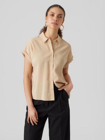 VERO MODA Bluse 'GRACE' in Beige: predná strana