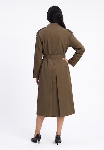 Manteau mi-saison usha BLACK LABEL en marron