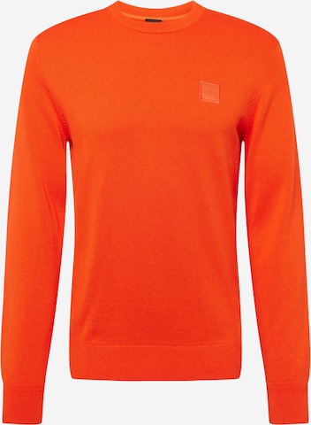 BOSS Orange Sweater 'Kanovano' in Red: front