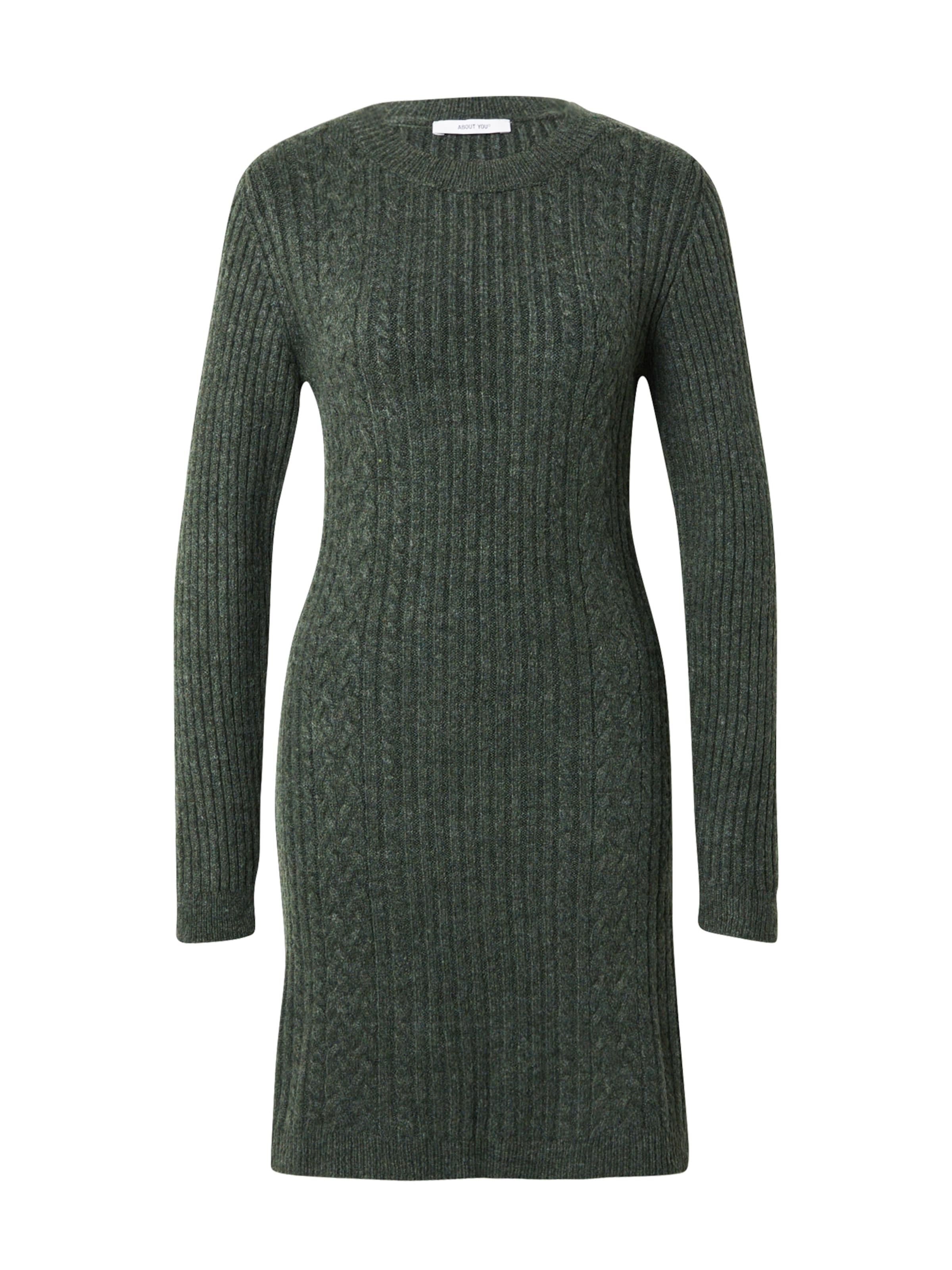 ABOUT YOU Трикотажное платье 'Nadia' в Зеленый: спереди