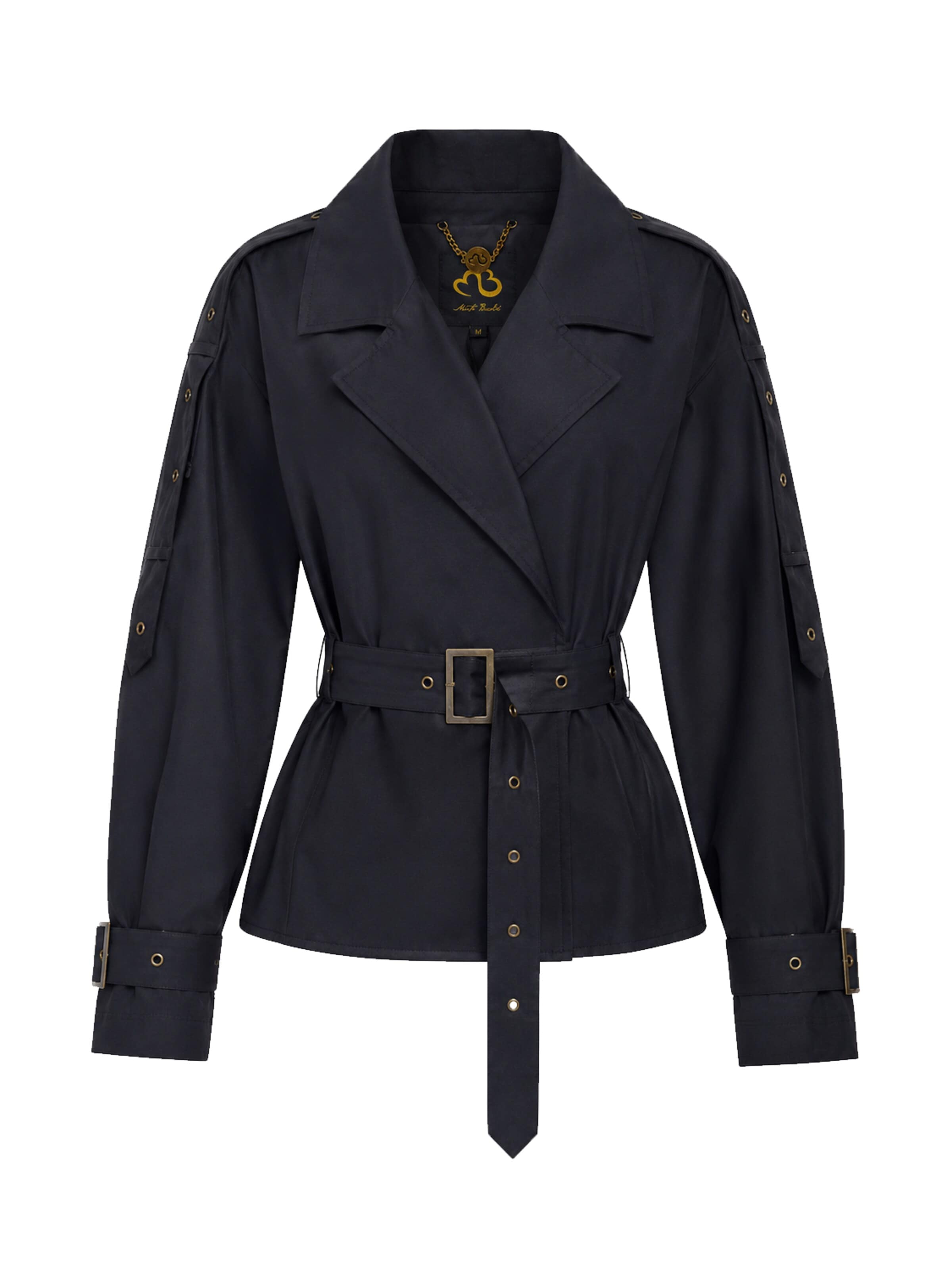 MB by Marta Buzolic Between-Season Jacket in Black: front
