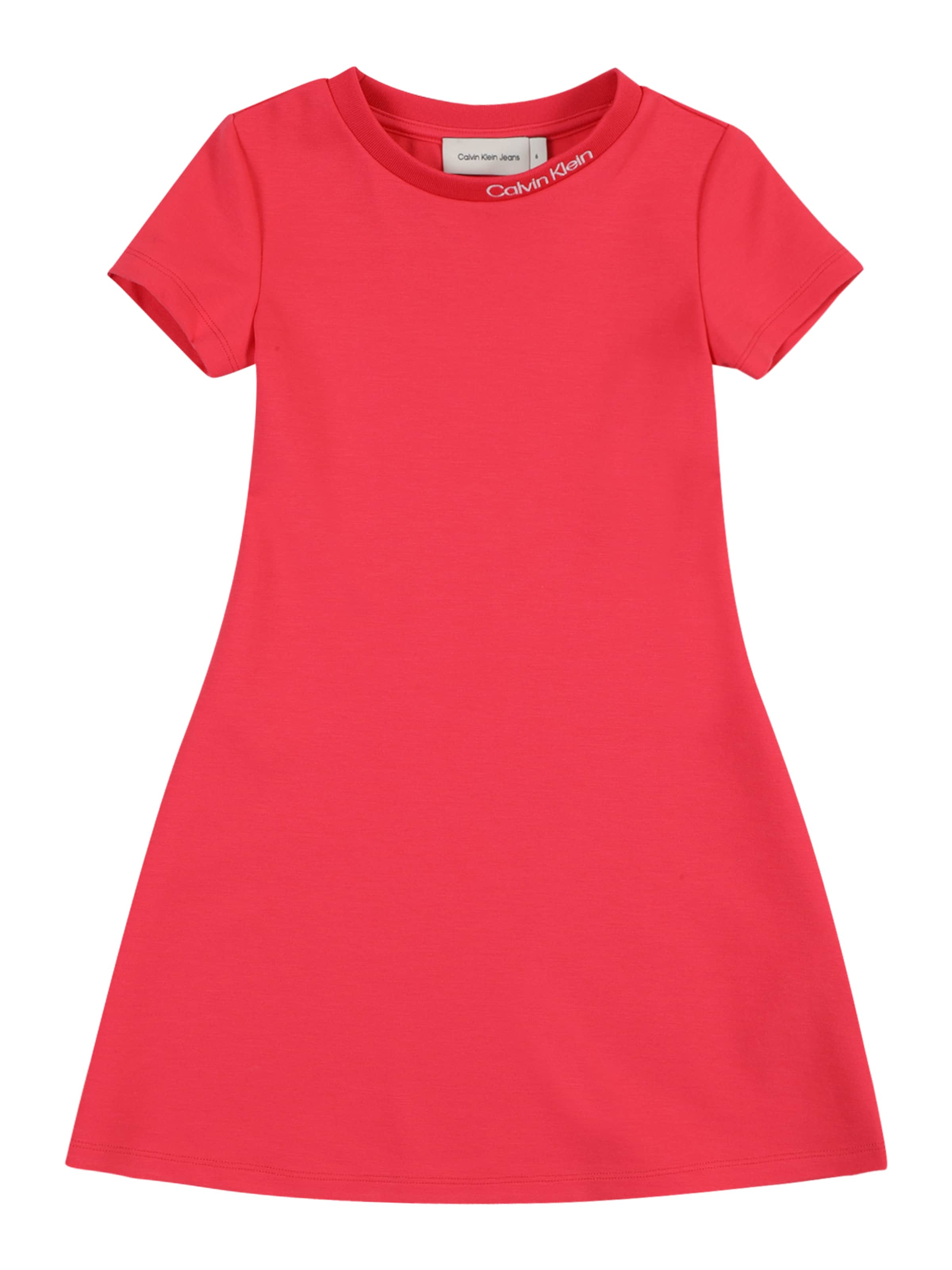 Calvin Klein Jeans Mekko värissä punainen: etupuoli