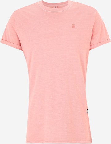 G-Star RAW Koszulka 'Lash' w kolorze różowy: przód
