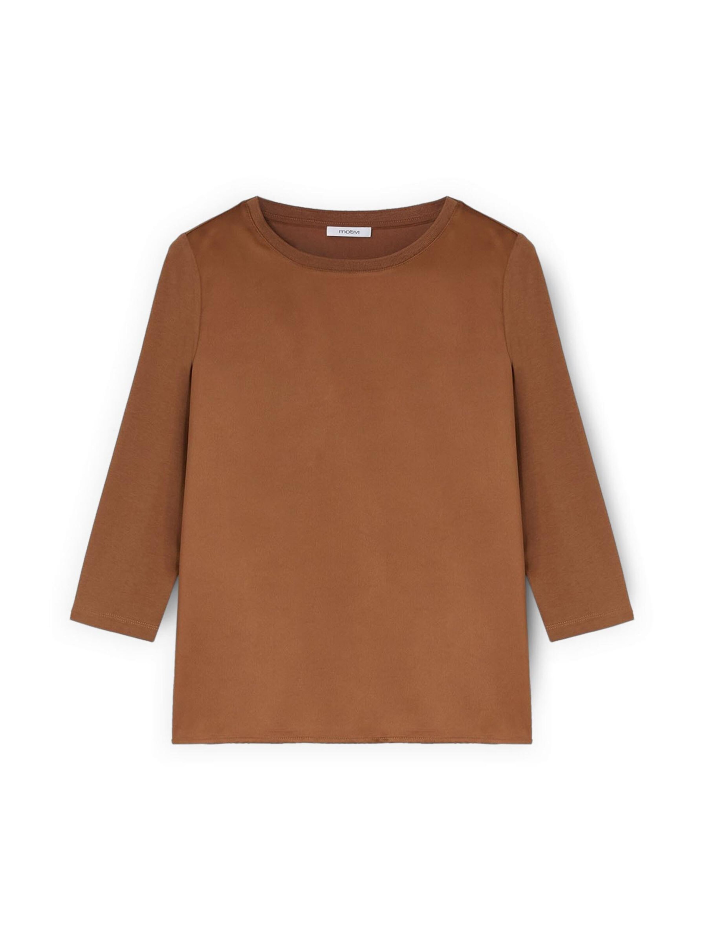 T-shirt MOTIVI en orange : devant