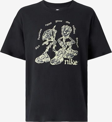 juoda Nike Sportswear Marškinėliai: priekis