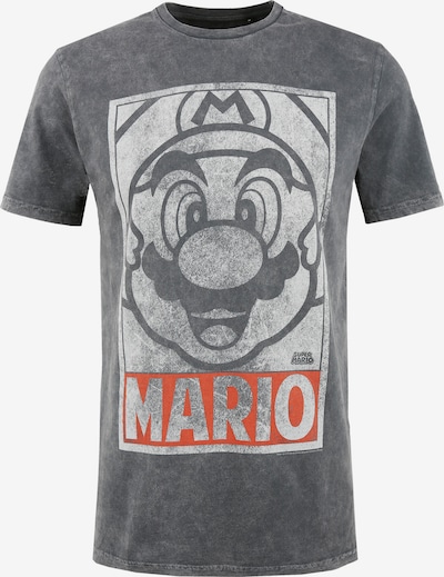 Recovered T-Shirt en gris / rouge rouille, Vue avec produit