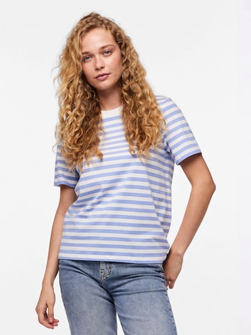 PIECES Shirt 'Ria' in Blauw: voorkant