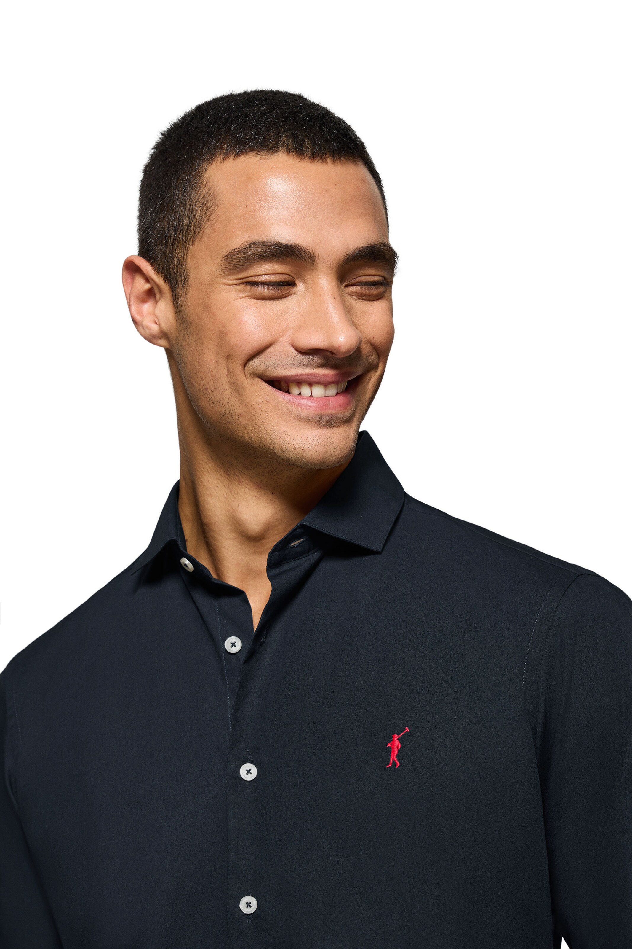 Polo Club Slim Fit Hemd in Blau