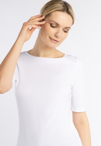 DreiMaster Klassik Shirt in Weiß