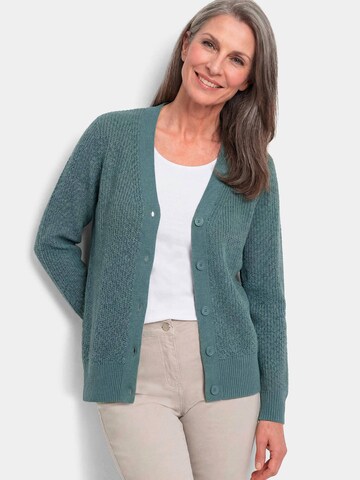 Goldner Knit cardigan in Green: front