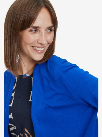 Betty Barclay Feinstrickjacke mit Lurexkanten in Blau