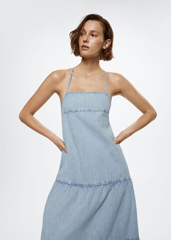 Robe d’été 'Delaila' MANGO en bleu