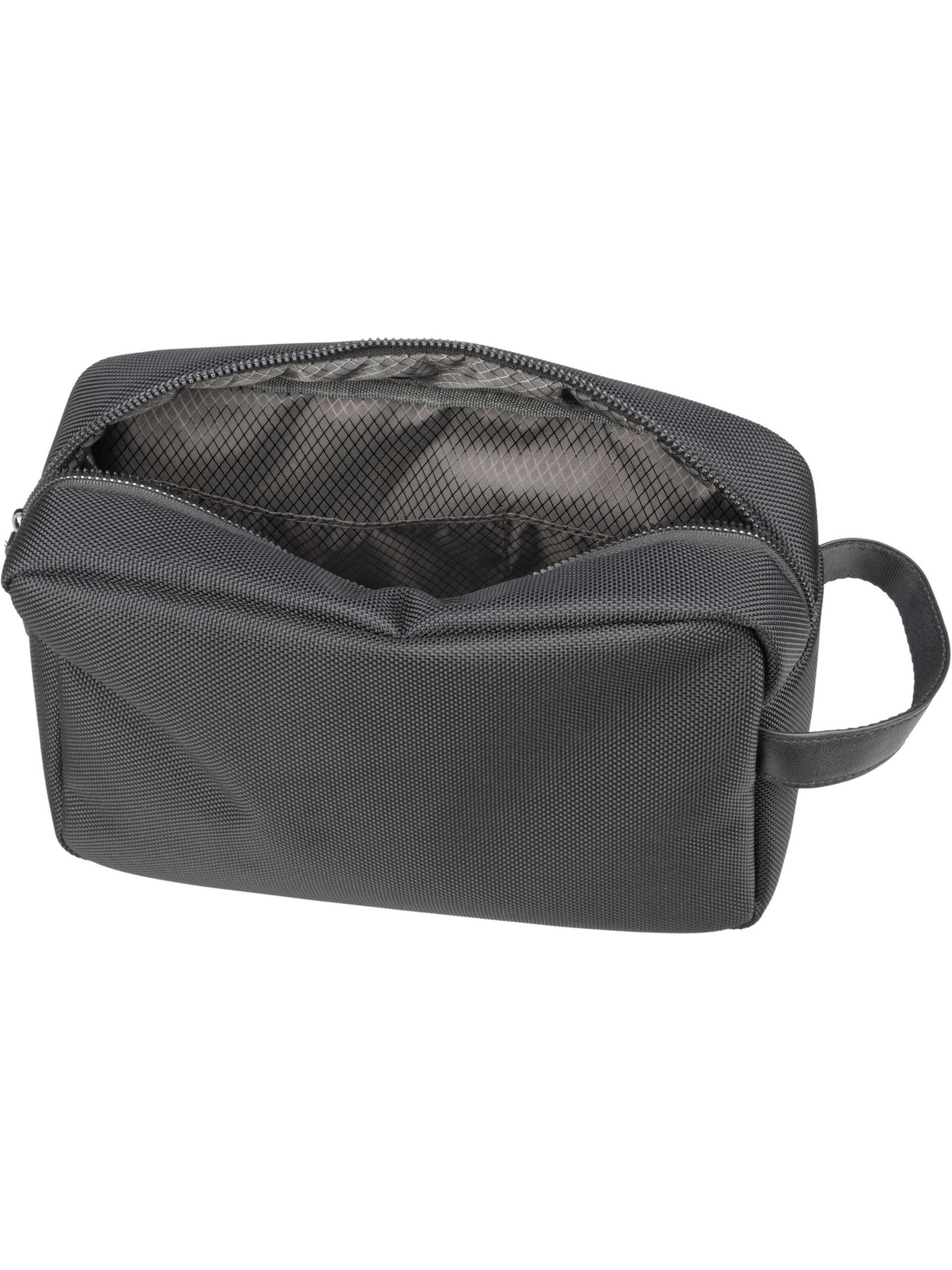 bugatti Toiletry Bag in Black