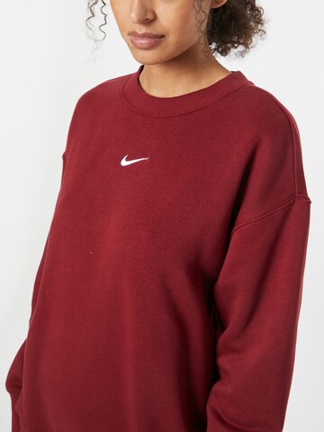 Nike Sportswear Mikina – červená