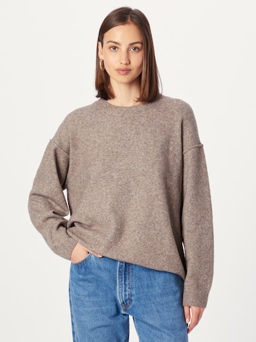 WEEKDAY Sweater 'Annie' in Beige: front