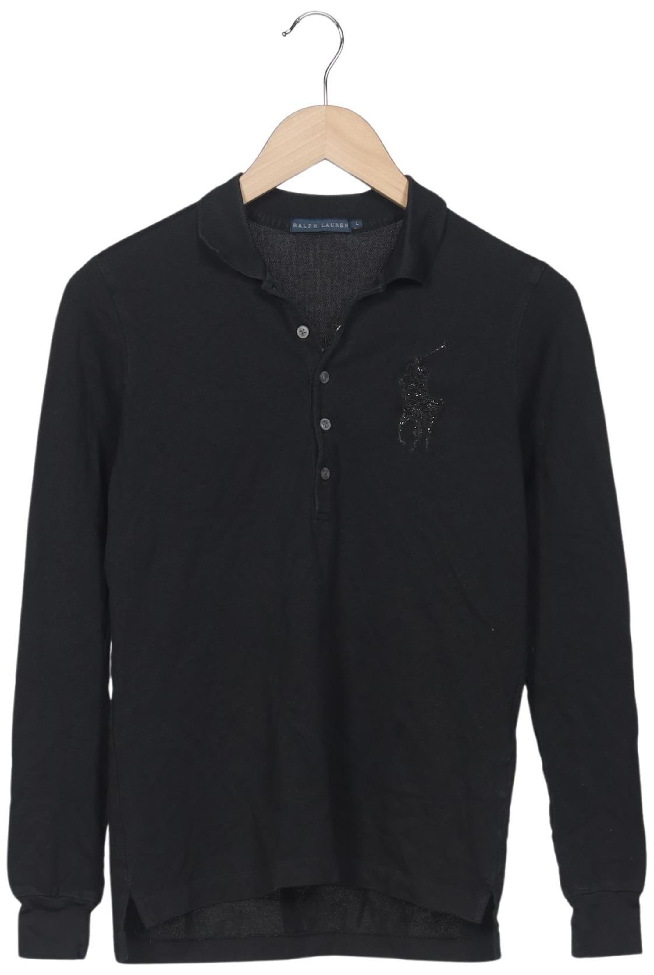 Polo Ralph Lauren Poloshirt L in Schwarz: Vorderseite
