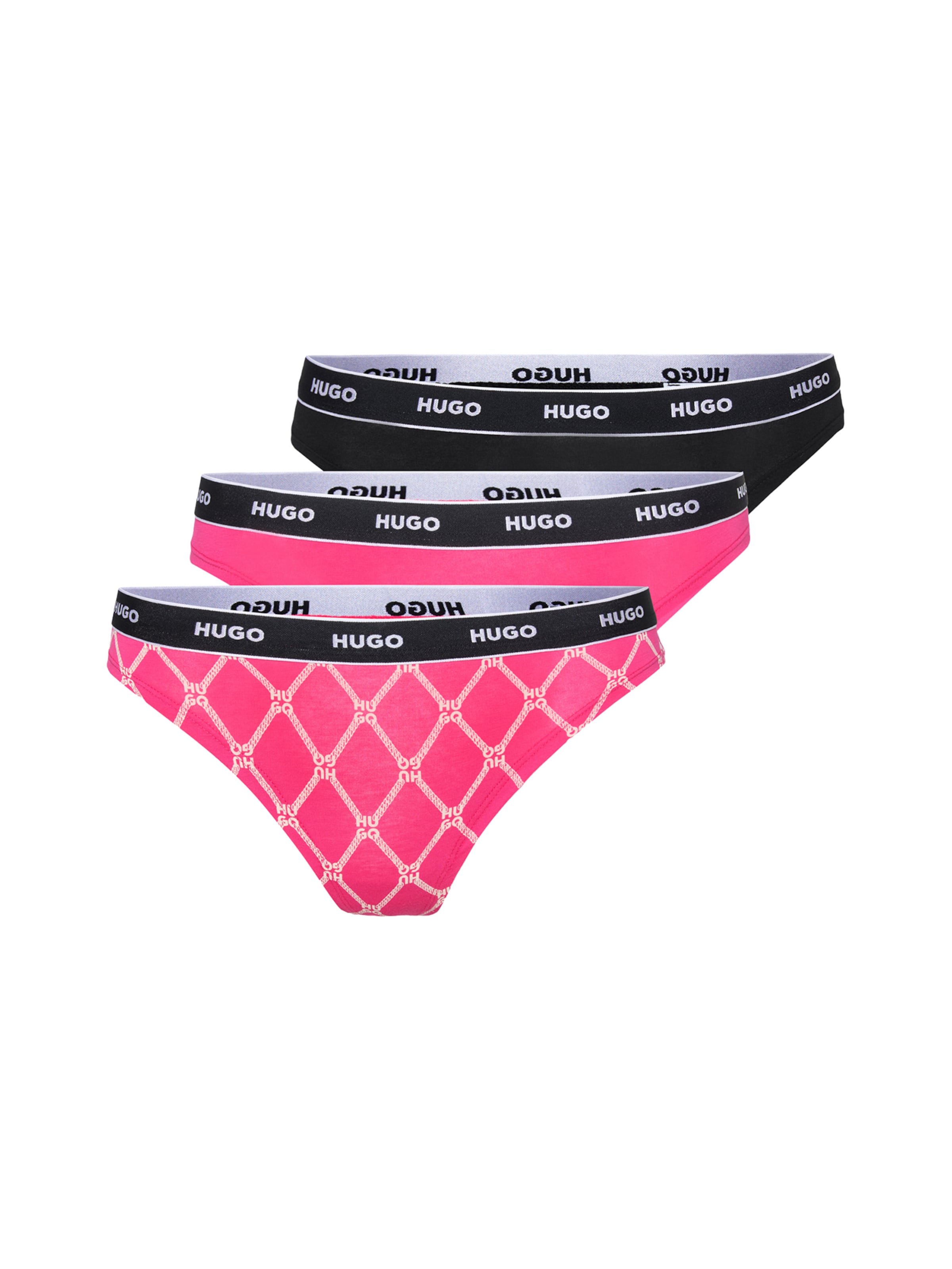 HUGO Stringit värissä vaaleanpunainen: etupuoli