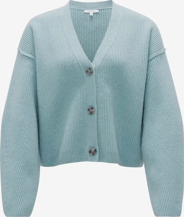 OPUS Πλεκτή ζακέτα 'Dautuma' σε μπλε: μπροστά