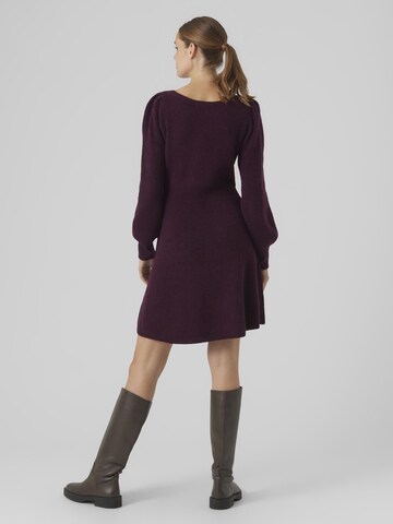 VERO MODA Knit dress in Purple