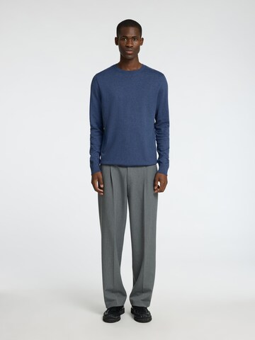 SELECTED HOMME Regular fit Sweater 'SLHBerg' in Blue