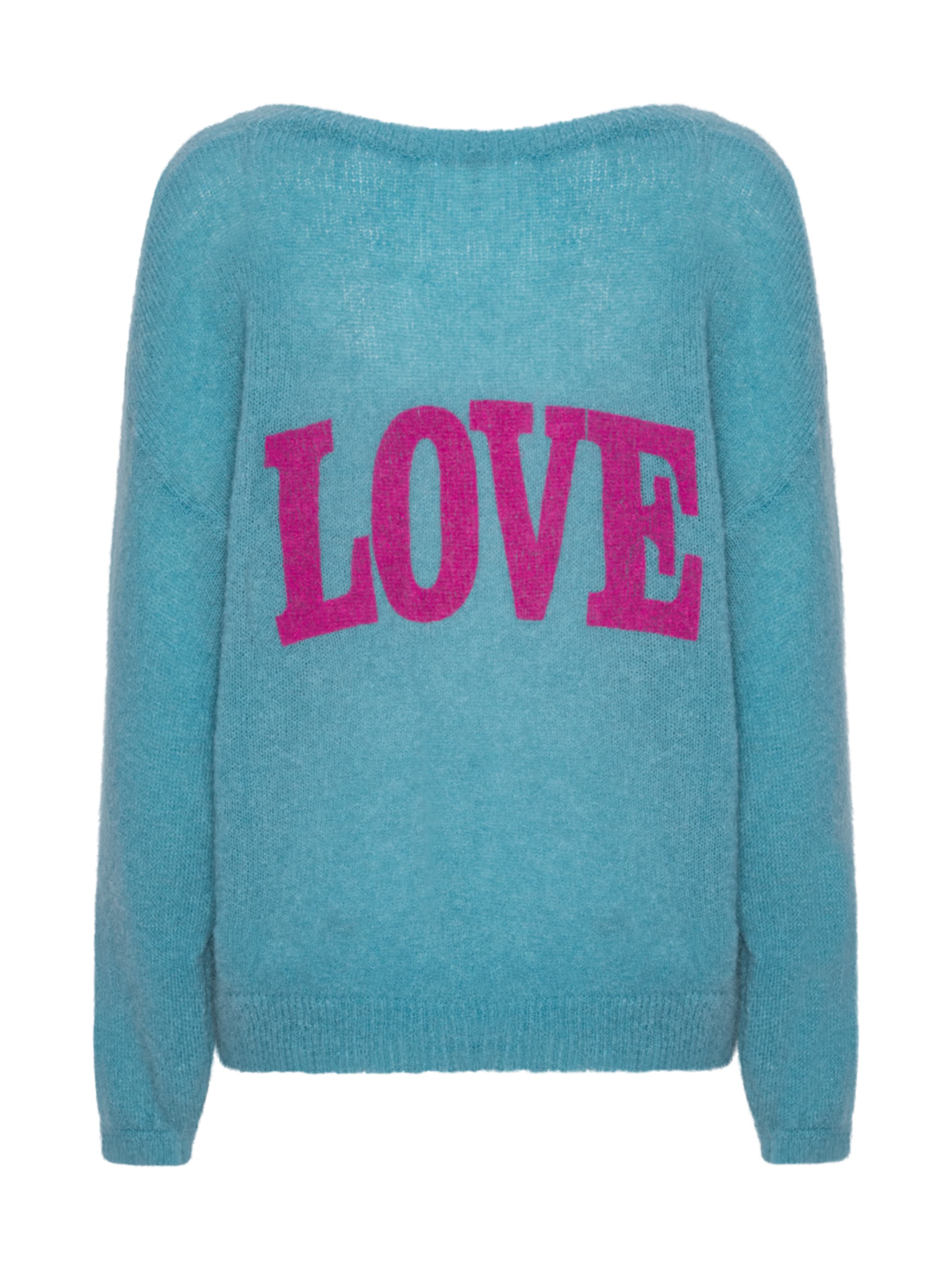 americandreams Oversizepullover 'Silja'‌‌‌‌‌‌ in Blau: Vorderseite