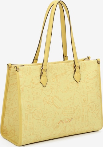 Shopper di ALV By Alviero Martini in giallo: frontale