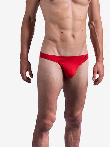 Slip ' RED1201 Ministring ' Olaf Benz en rouge : devant