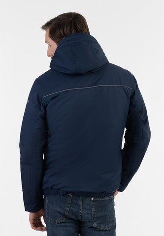 Veste fonctionnelle 'Takelage' Schmuddelwedda en bleu