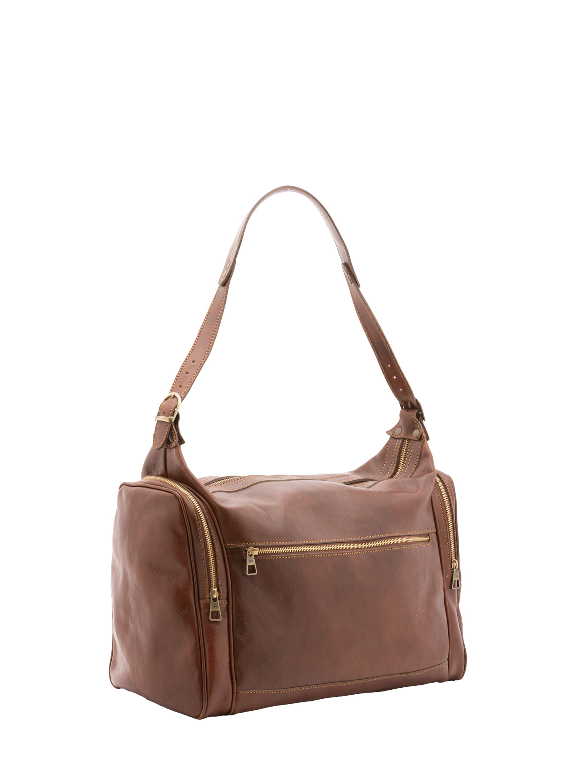 Borsa da viaggio di Viola Castellani in marrone: frontale