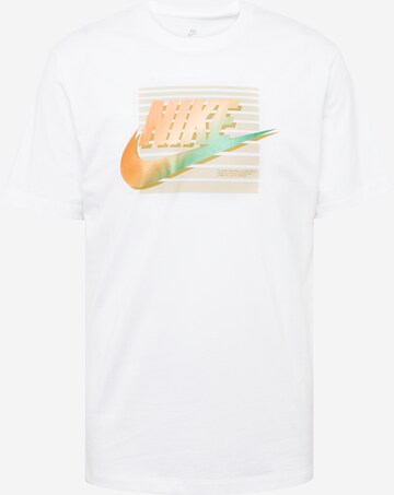 Tricou 'FUTURA' de la Nike Sportswear pe alb: față